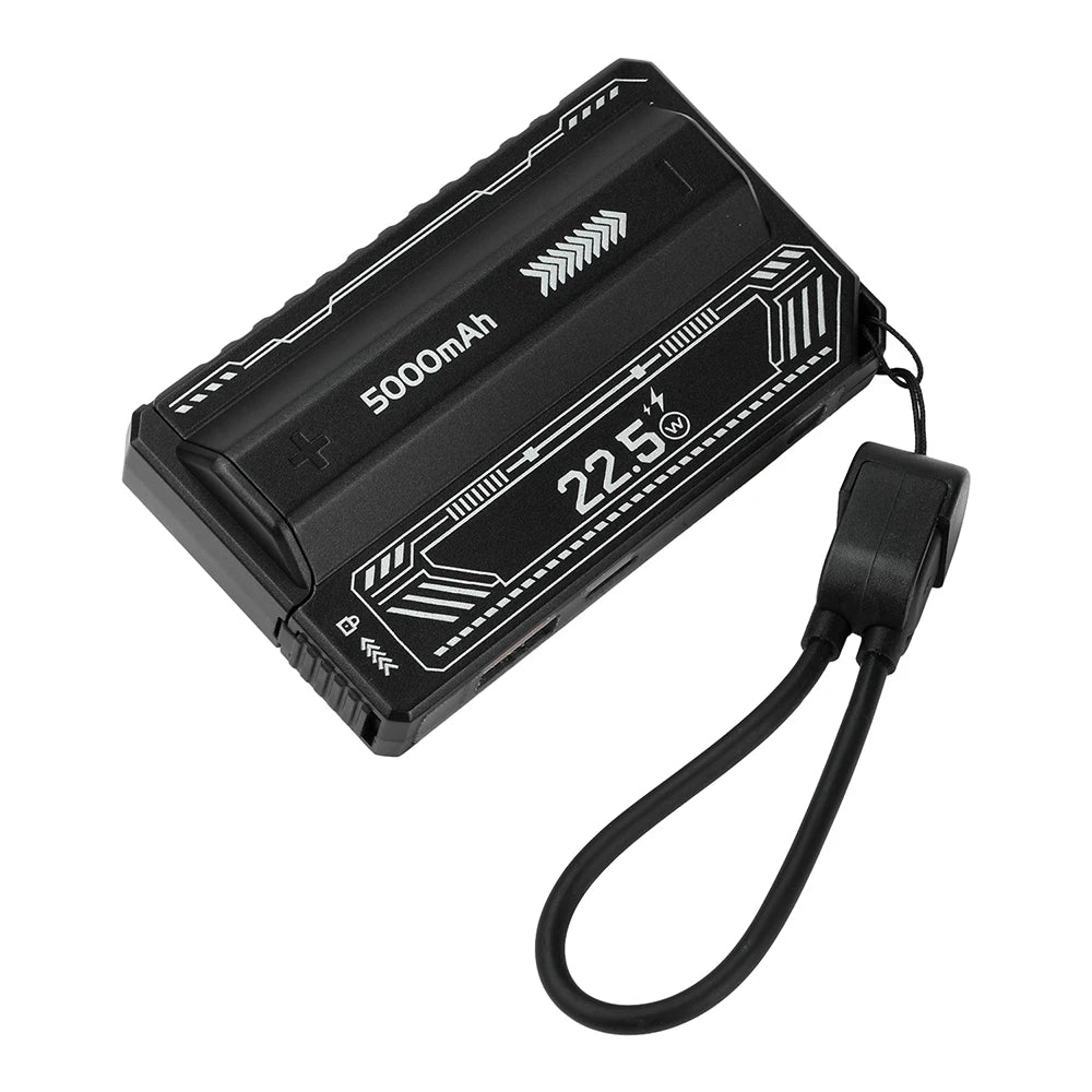 21700 Battery Holder Power Bank Case PD 20W Fast Charging Built-in Cable Detachable Power Bank DIY Battery Case