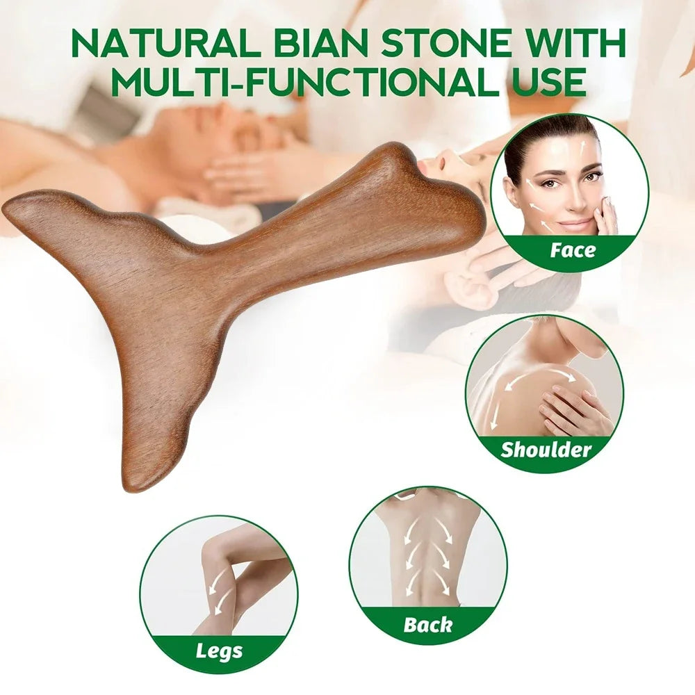 Professional Wood Therapy Massage Tool Wooden Massager,Anti-Cellulite Body Sculpting, Lymphatic Drainage Tool for Muscle Release