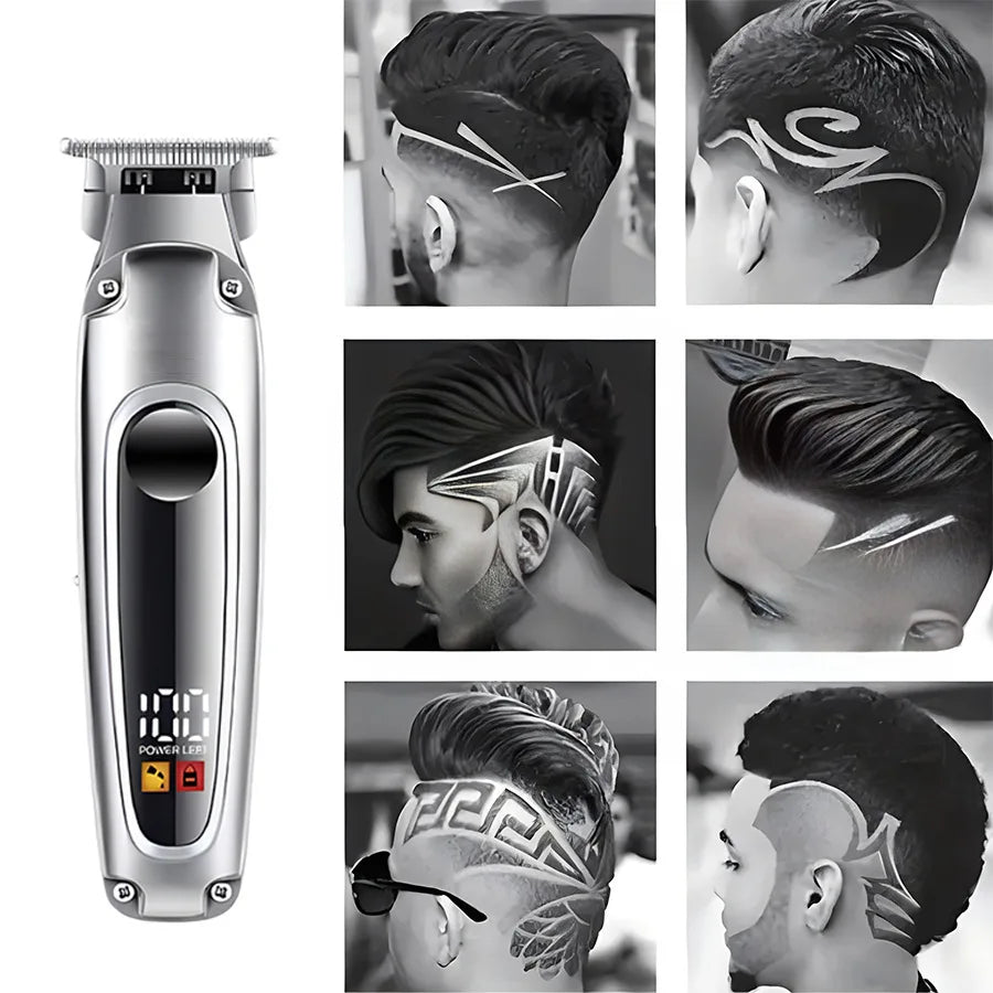 Hair Clipper New Men's Hair Trimmer Beard for Men Hair Clipper Rechargeable Electric Trimer Zero Gap Haircut Kit Machine Shaver