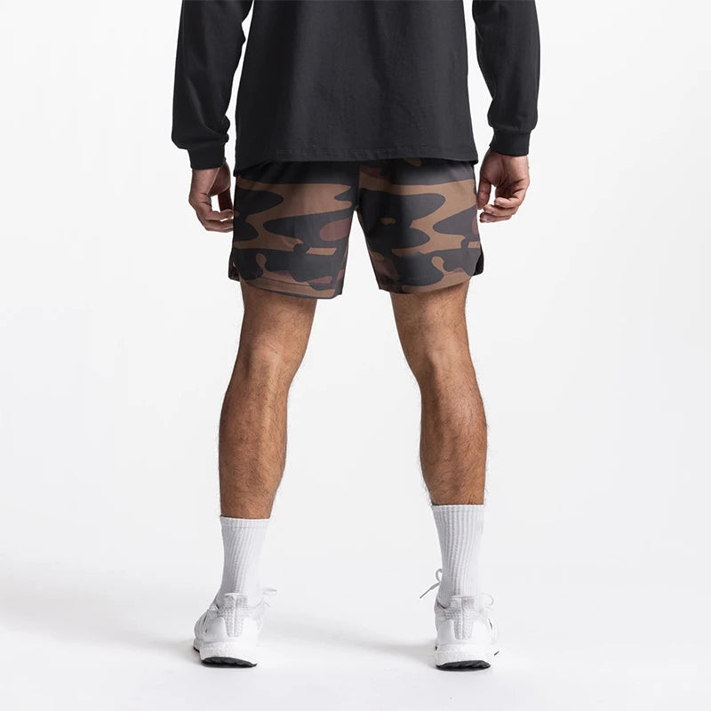 Summer New Gym Jogging Exercise Shorts Men's Sports Fitness Quick-drying Multiple pockets Running Shorts Men Casual Shorts