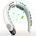 Neck Fan 360° Cooling Bladeless USB Rechargeable 4000mAh Portable Hanging Fan LED Display 3 Speed Quiet Personal Wearable Fan