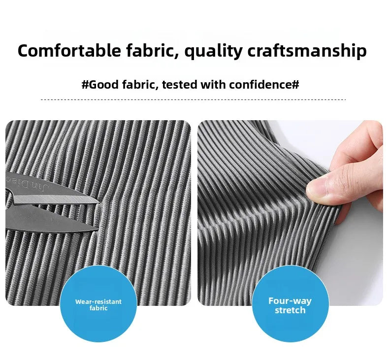 Summer Ice Silk Elastic Waist Sports Pants Men's Lightweight Straight Leg Casual Trousers Youth Fashionable Loose Fit