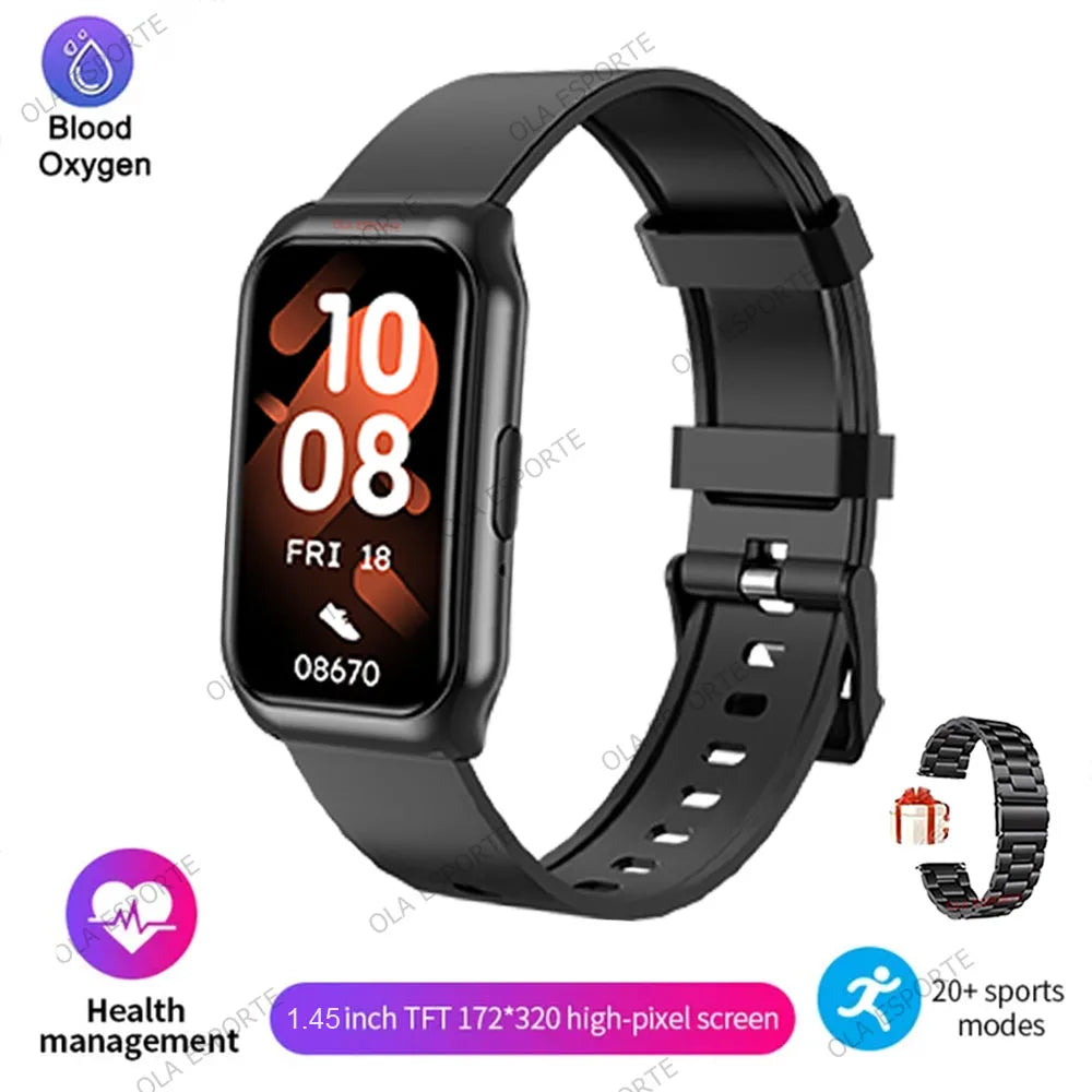 Smart Band For Android IOS Smart Bracelet Women Smartwatch Men Heart Rate Blood Oxygen Waterproof Sport Watch For Ladies +Gift