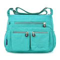 Versatile Waterproof Nylon Single Shoulder Bag for Women Lightweight Travel Crossbody Bag with Internal Zipper And Polyester Lin
