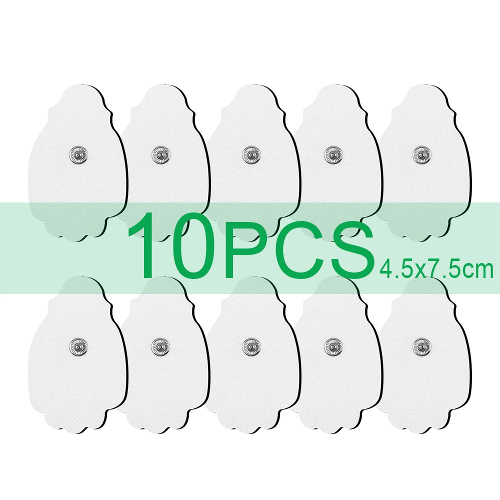 Electrostimulation Patches Tens Electrode Pads  for EMS Muscle Stimulator Electric Massager Replacement Conductive Gel Sticker