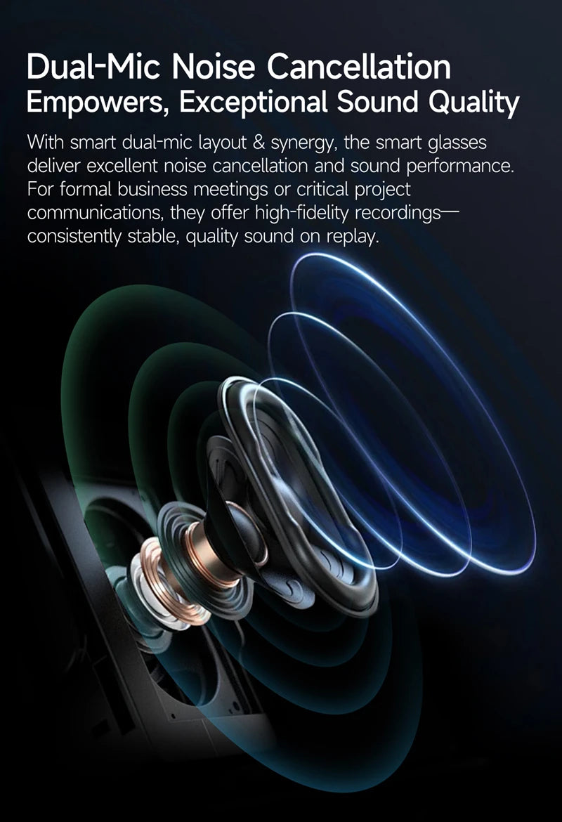 4K HD Upgrade Smart Glasses With Camera Video Recording AI Photo Recognition Bluetooth Call Translation Voice Sunglasses Men