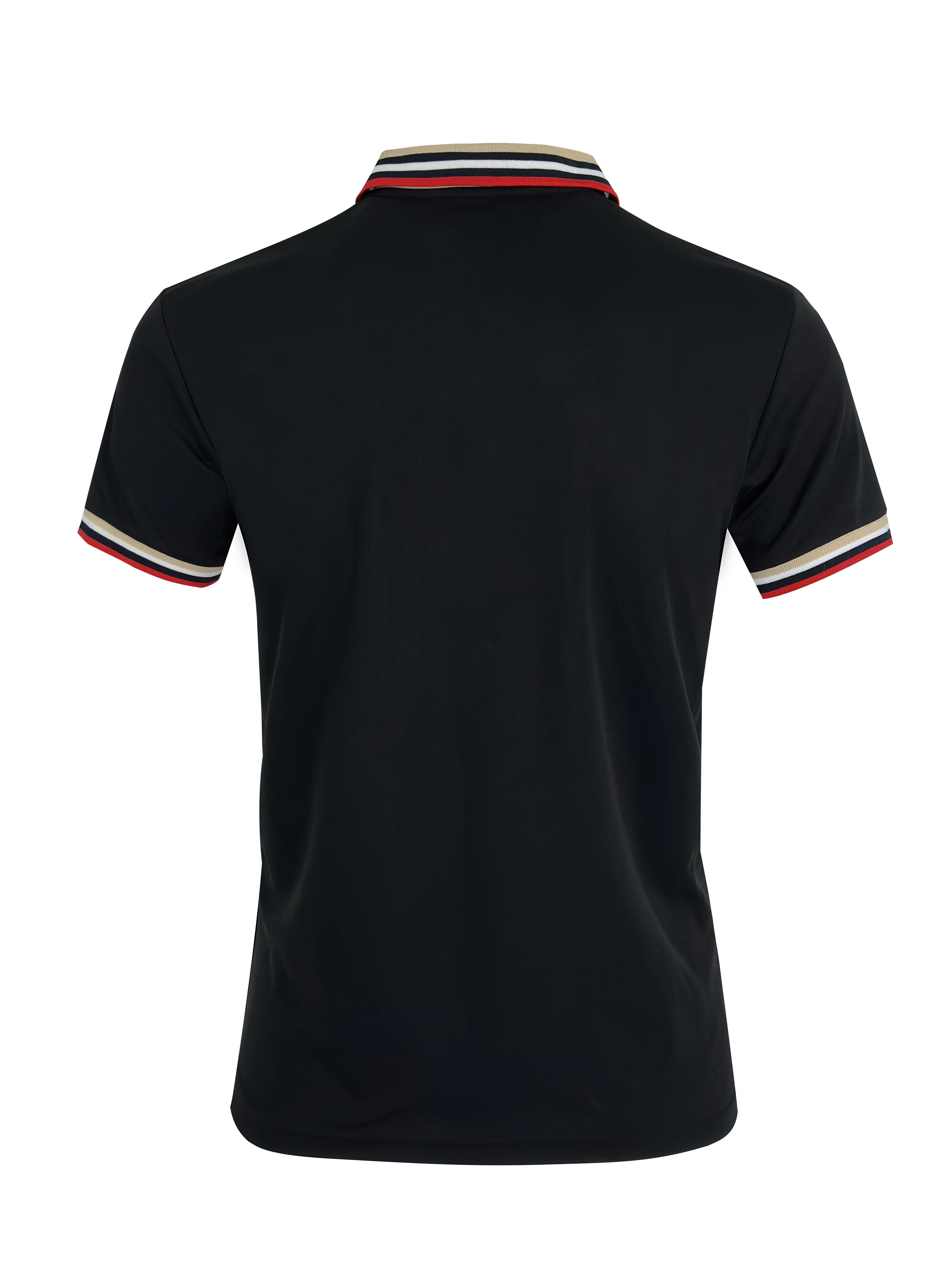 Men Summer Solid Casual Office Breathable Cotton Polo Shirt Fashion Brand Male Business High Quality Striped Short Sleeve Top