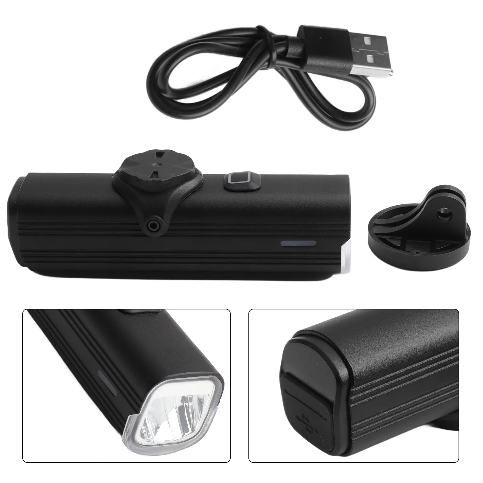 For Bike Computer Stands Bike Lights For Night Riding Night Riding Size 110x31x37MM Type-C Rechargeable 5 Modes