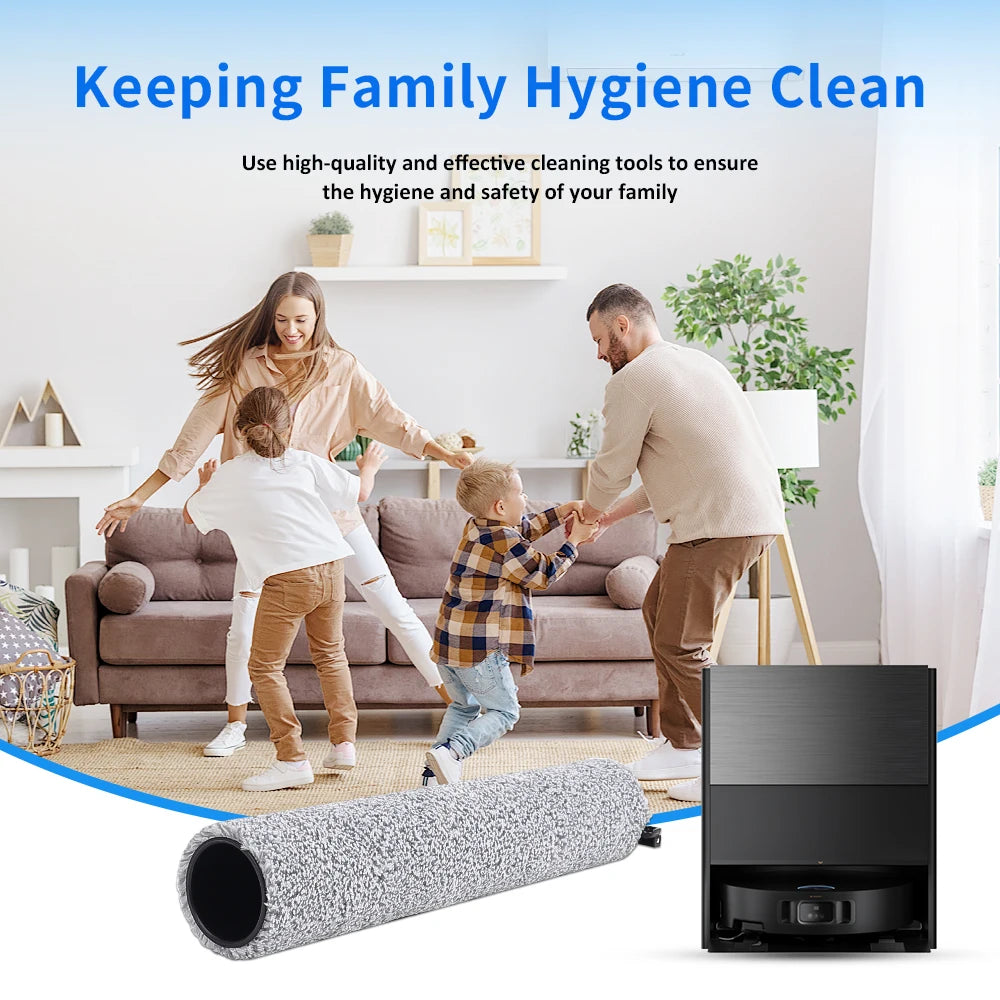 For Dreame Aqua10 Ultra Roller/Aqua10 Ultra Track/Aqua 10 Pro Track/X50Pro Robot Vacuum Cleaner Roller Mop Drum Brush Cloth Part