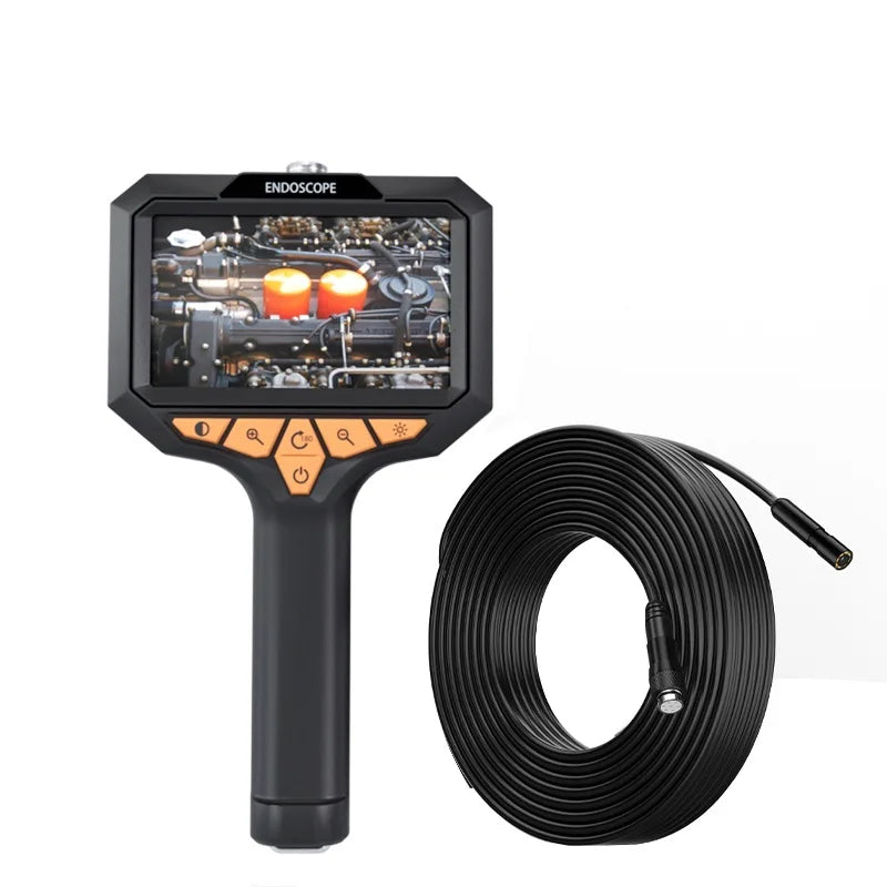 Draagbare Endoskoop 4.3'' Skerm 8mm Sonde 8LEDs Waterdigte Loodgieter Kamera 2M-100M Lugvaartverbindings Motorinspeksie Boorgatkyker