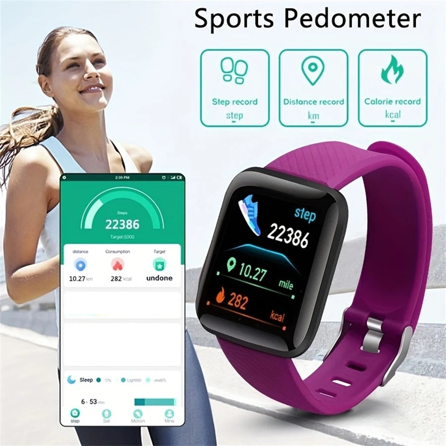 Slimhorlosie Vir Mans Vroue Polshorlosie Bluetooth Koppel Telefoon Musiekspeler Fiksheid Sport Armband Gesondheidsmonitor Digitale Horlosies