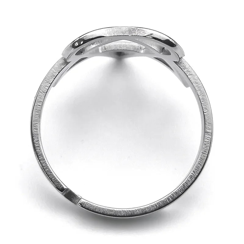 Heartagram Symbol of HIM Music Band Ring for Women Men Stainless Steel Hollow Heavy Metal Finger Rings Jewelry Gift