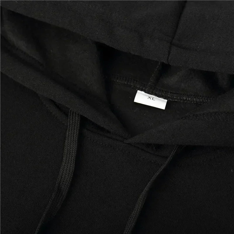 NORWAY printing Autumn winter models Men's Fleece windproof Warm Cotton Oversized Hoodie Outdoor Commuter Men's High Elastic top