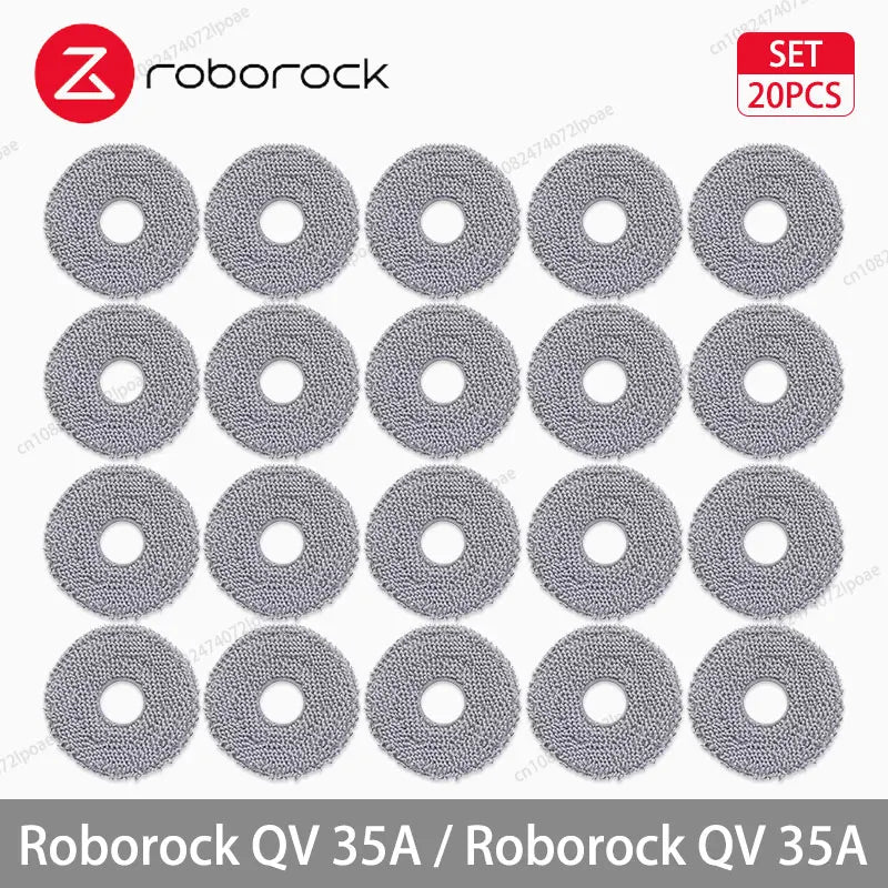 Roborock QV 35A / QV 35S Robot Vacuum Cleaner Accessories Main Side Brush Mop Cloth Hepa Filter Dust Bag Replacement Spare Parts