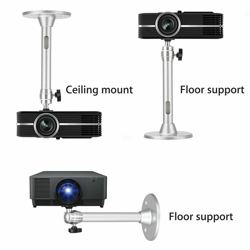 Portable Projector Bracket 360° Rotatable Ceiling Wall Mount Beamer Holder Aluminium Fit for HY260 Pro HY320 Beam Projector