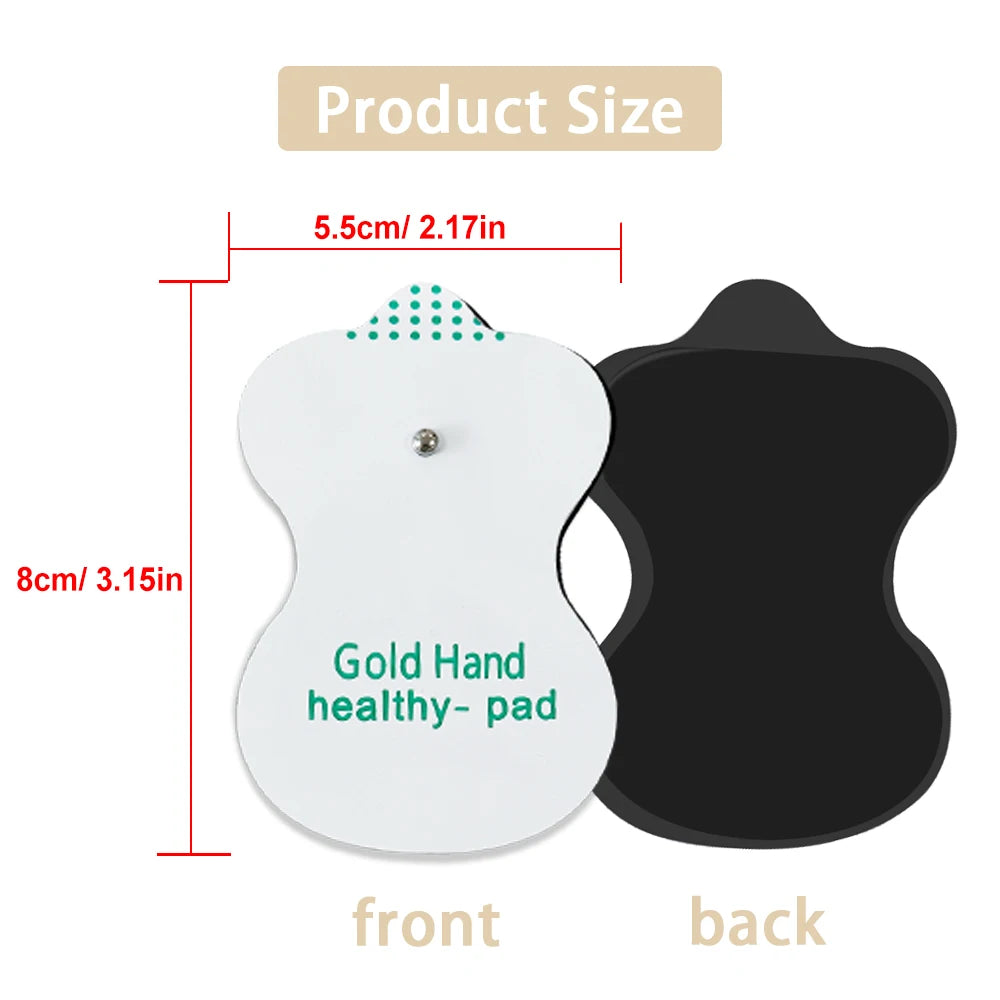 10/20pcs Electrode Pads EMS Muscle Stimulator TENS Pulse Massager Replacement Patch Self Adhesive Reusable Electrode Pads