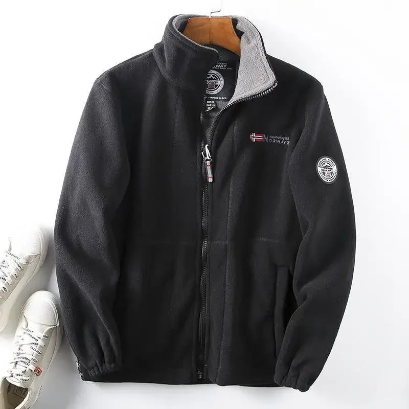 Customizable New Hot Selling Stand Collar Jacket Coat Plush Thickened Casual Coat Tailor-made Suits