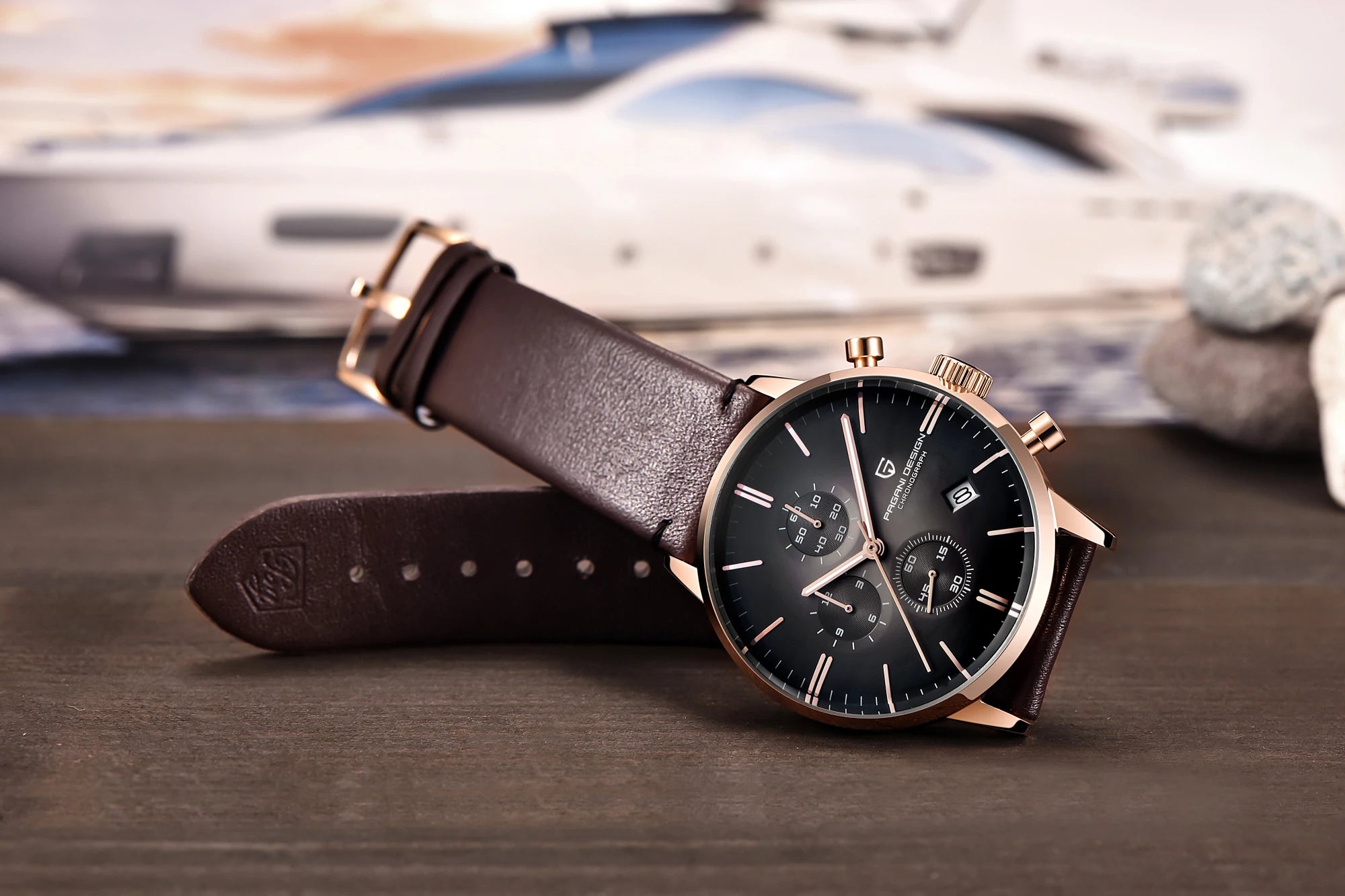 2025 New PAGANI DESIGN Business Men's Quartz Watch 46mm Brand Stainless Steel Waterproof Automatic Chronometer Relogo Masculino