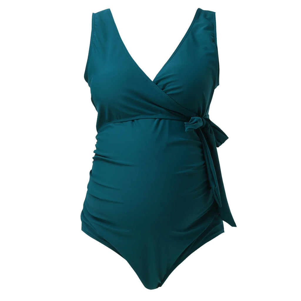 Bikini Women Maternity Swimwear OnePiece Pregnancy Swimsuit Soild Bathing Suits Swimwear Rave Clothes Women