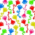 5-20 Pcs Kids Funny Glitter Sticky Hands toy Palm Elastic Sticky Squishy Slap Palm Toy kids Novelty Gift Party Favors supplies