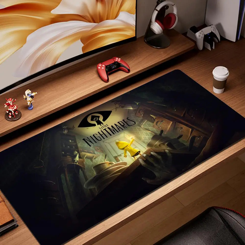 Xxl Mouse Pad Gamer Little Nightmares Pc Cabinet Games Desk Mat Mousepad Anime Computer Desks Office Accessories Keyboard Gaming