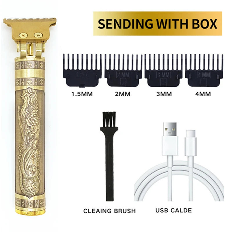 T9 USB Electric Hair Clipper For Men Hair Cutting Machine Chargeable Man Shaver Trimmer Barber Technical Beard Trimmer