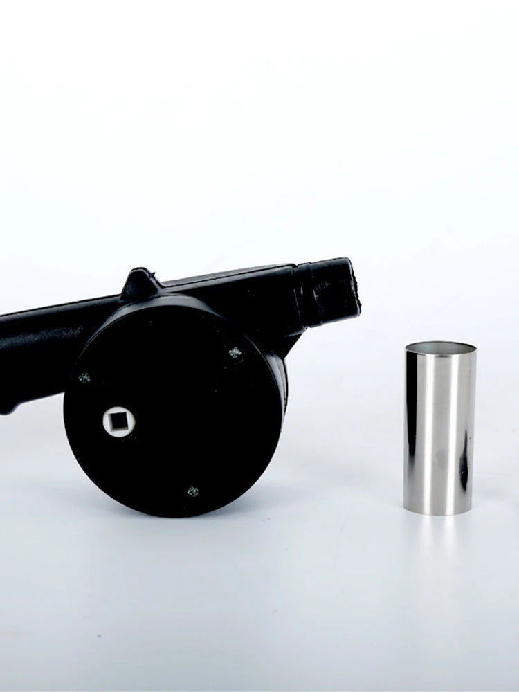 Barbecue Blower Small Manual Blower Combustion Aid Hand Cranked Hair Dryer Outdoor Barbecue Hair Dryer Barbecue Utensils