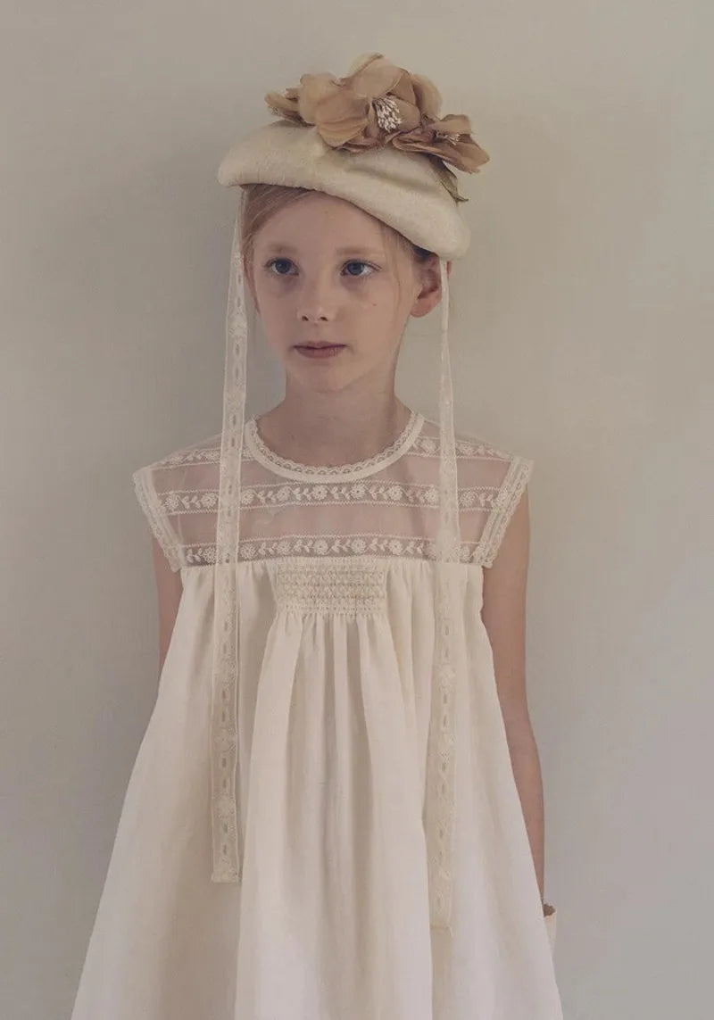 2025 New Elegant Girl Dress LOU Exquisite Embroidery Children Princess Dress Flower Girls Party Dresses Summer Baby Costume