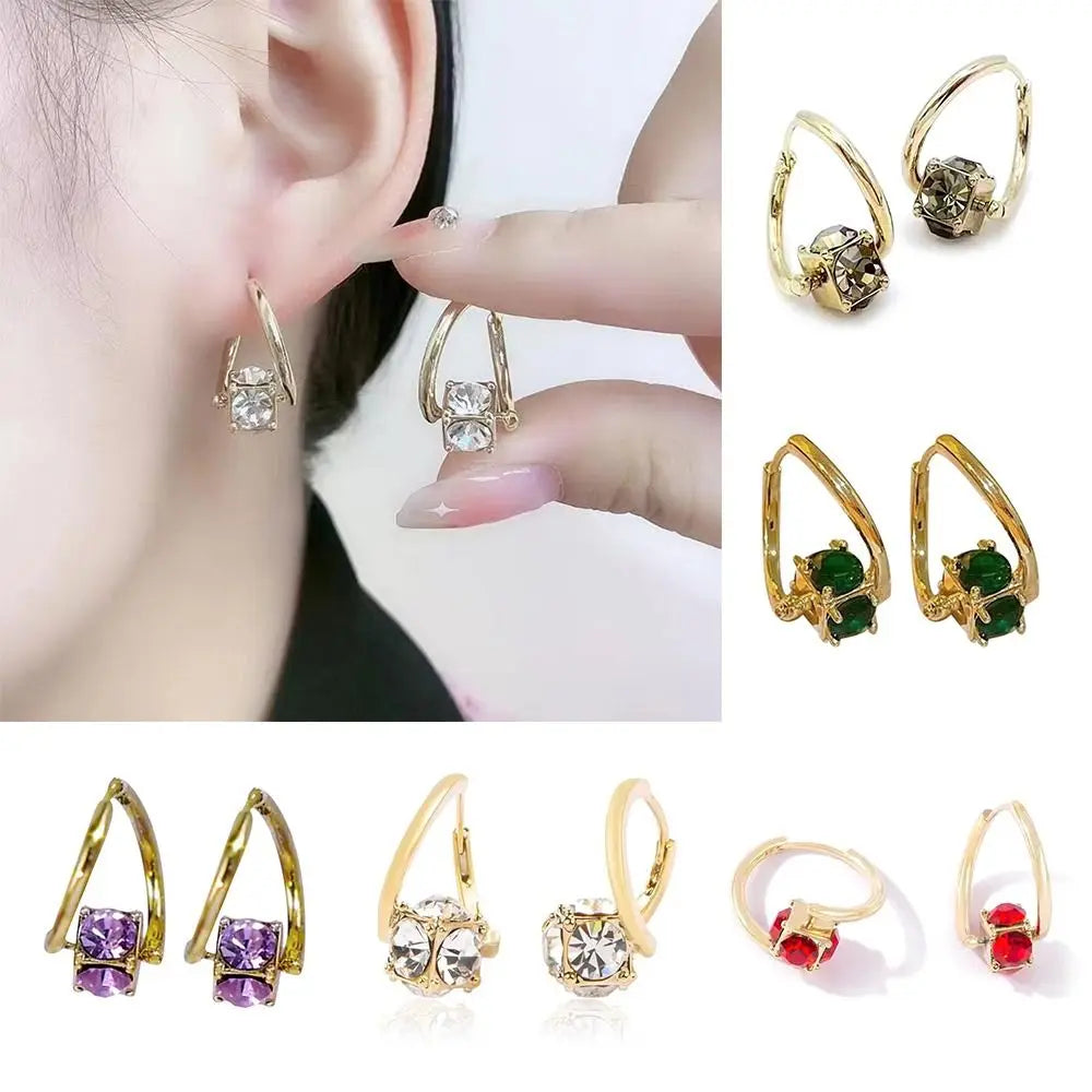 1 Pair Lymphvity Magnetherapy Germanium Earrings Lymphatic Magnetic Therapy Luxury Earrings for Women Weight Loss