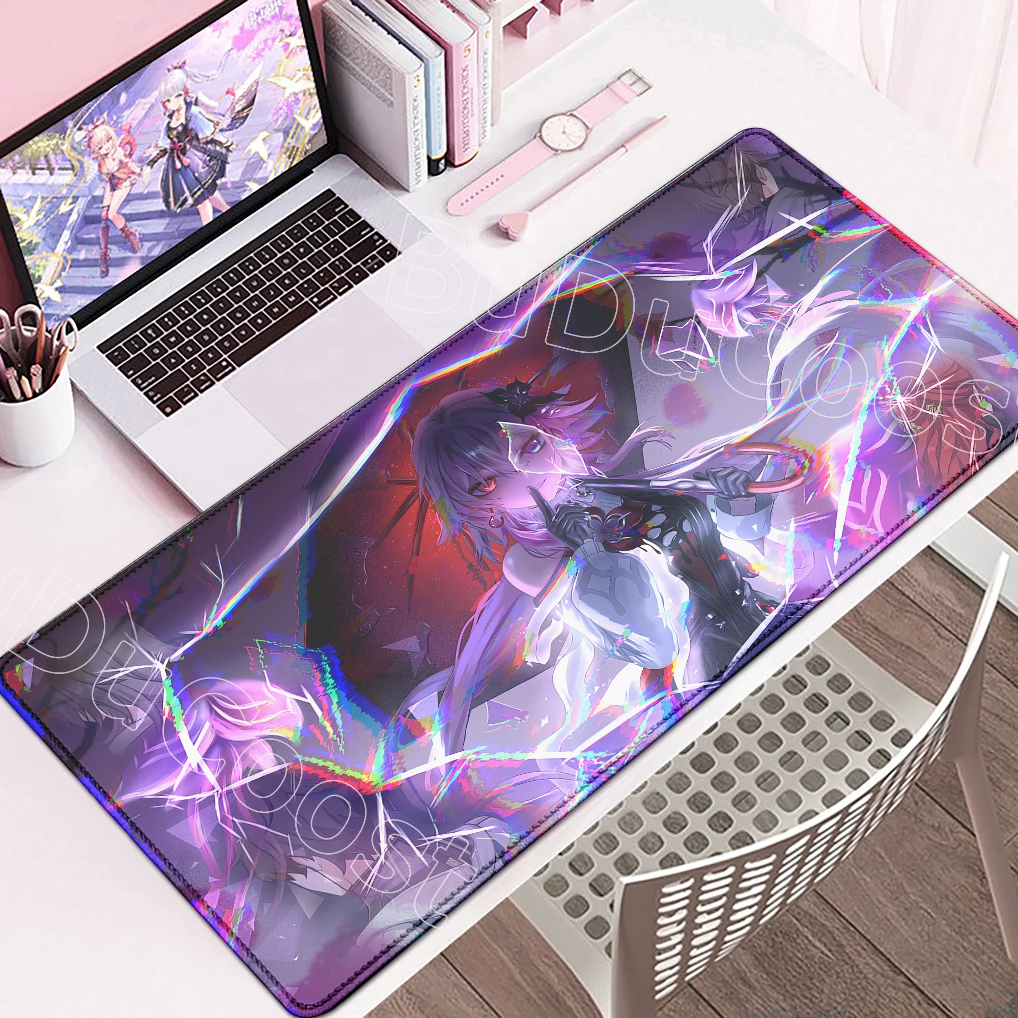 Large Rubber Keyboard Mats Honkai Star Rail Cyrene Castorice Lock Edge Mousepad Chrysos Heir Mouse Pad Game Computer Accessories