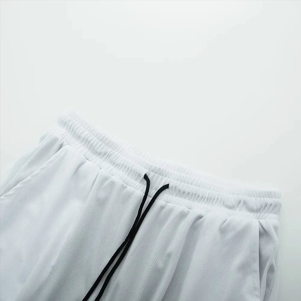 Herren-Zwei-in-Eins-Sporthose Atmungsaktiv Lässig Schnelltrocknend Doppellagige Shorts Sommer Laufbekleidung Unterteile M-3XL