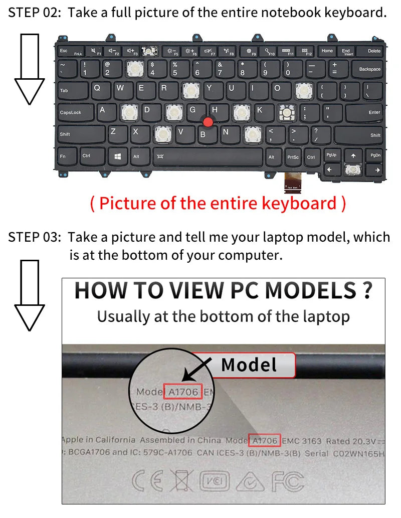 Ersatztasten & Scharniere für HP Pavilion 15-AU 15-AB 15-AQ 15-AW 15-BK 15-BC M7-N 17-G 15-au000 15-bc000 Tastaturtasten Tastenkappen