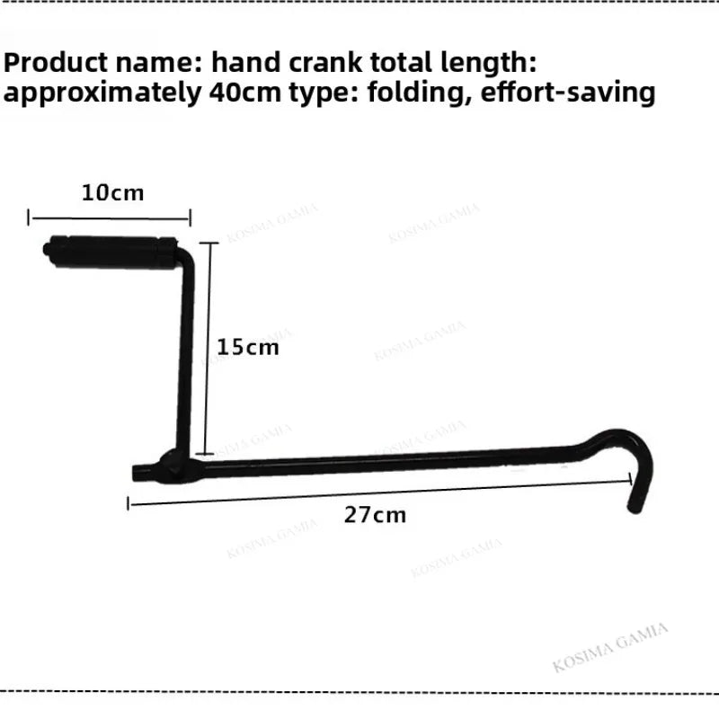 Rocker Scissor Jack Foldable Car Hand Jack Rocker For Car Jack Folding Handle General Jacks Helper Car Best Service 10X27CM