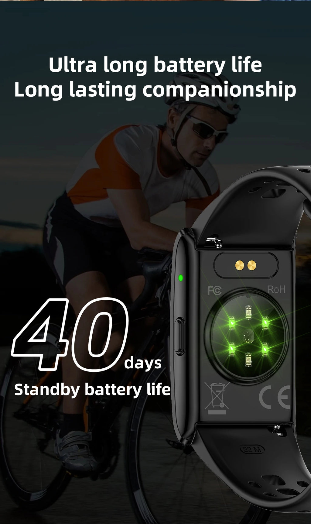 2025 New Smart Watch Fitness Sport Smart Bracelet For Men Women Heart Rate Blood Oxygen Health Monitor Waterproof Smartwatch Men