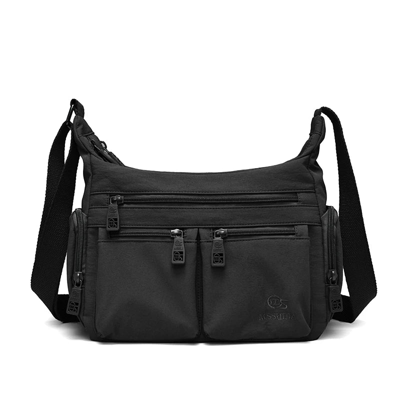Nylon Crossbody Bag For Women Large Capacity Shoulder Bag Multi-pocket Female Bag Shopping Travel Lady Handbag Leisure Purse sac