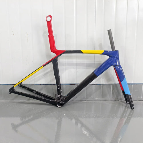2025 Custom Logo GEN 8 Road Carbon Frame T1000 Bike Frames T47 Disc Brake Bicycle Racing Frameset+Handlebar DPD