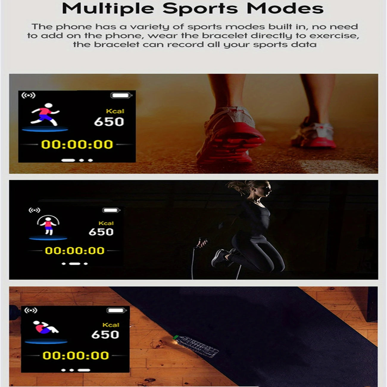 Slimhorlosie Vir Mans Vroue Polshorlosie Bluetooth Koppel Telefoon Musiekspeler Fiksheid Sport Armband Gesondheidsmonitor Digitale Horlosies