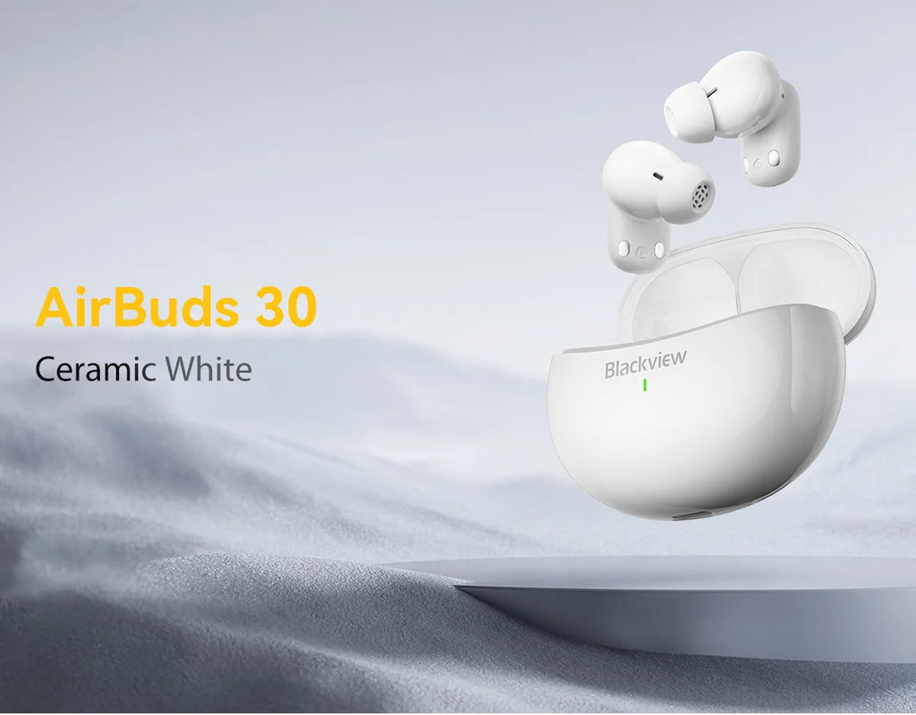 Blackview Airbuds 30 Headset Wireless Headphones TWS Sports Air Conduction Bass ENC Earphones TWS With Mic 400mAh IPX7