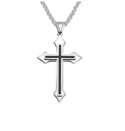 Stainless steel retro eagle hunting necklace titanium steel eagle men's pendant pendant pendant