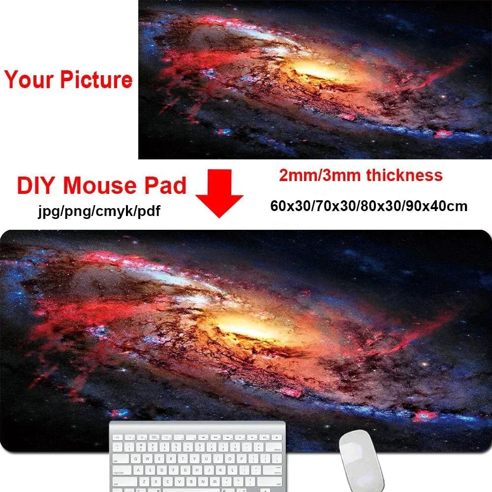 Large Rubber Keyboard Mats Honkai Star Rail Cyrene Castorice Lock Edge Mousepad Chrysos Heir Mouse Pad Game Computer Accessories