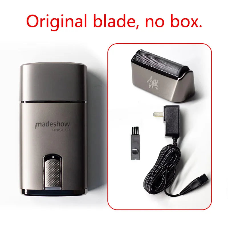 Madeshow M7 Shavers for Men,Professional Oil Head Reciprocating Hair Clippers Metal Body 0MM Cutter Electric Beard Trimmer