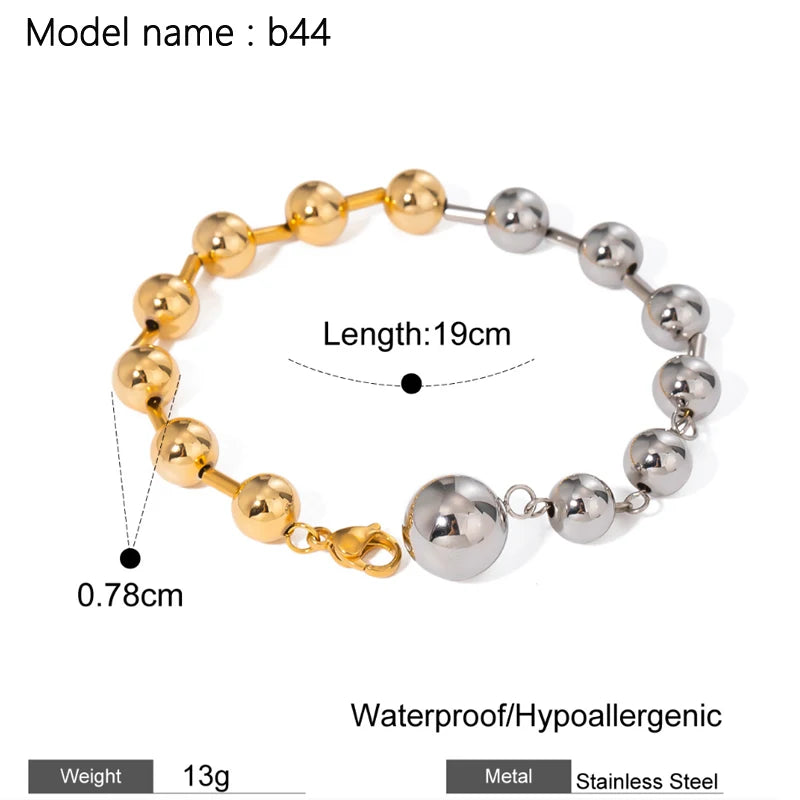 2026 Classic Snake Chain Bracelets Women Trend Gold Plated Stainless Steel Cuban Chain Bracelet Trendy Female Gifts Jewelry