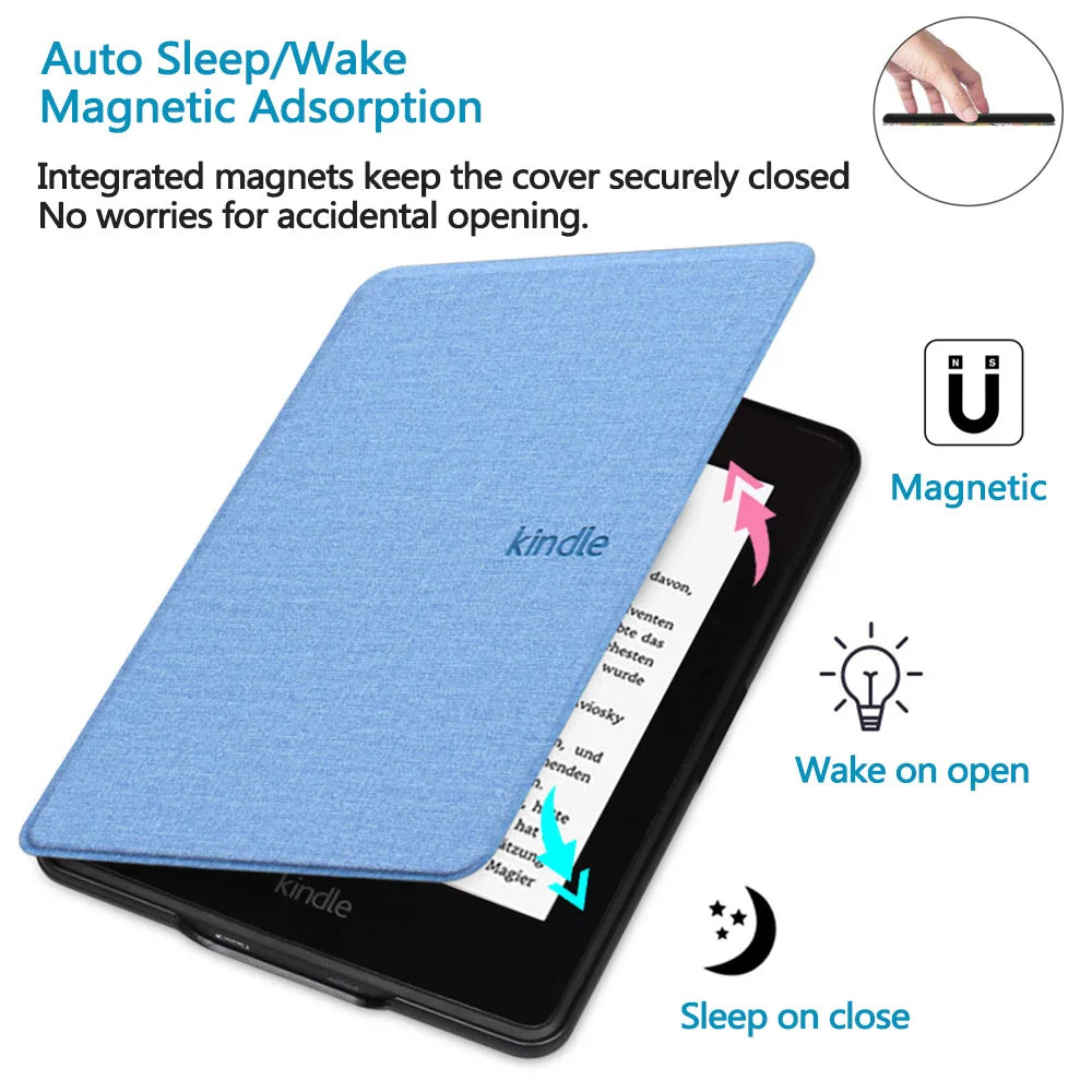 Case for Kindle 2024 2022 11th Generation 6Inch Model No. RS23CV C2V2L3 Magnetic Protective Pouch Cover Shell 6'' Accessories
