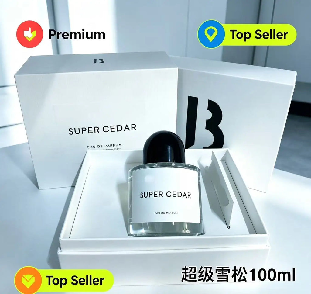 Popular Daily Body Scent Blance Super Cedar Timeless Charm Unisex Perfume Spray 100ml Blue White Porcelain Enduring Aroma