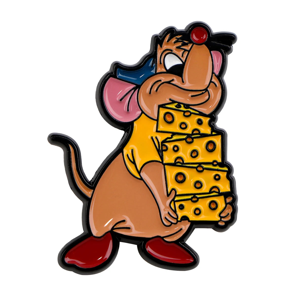 Fairy Tale Enamel Pins Cute Cartoon Mouse Brooches for Backpacks Clothing Lapel Badges Anime Jewelry Gift for Kids Women