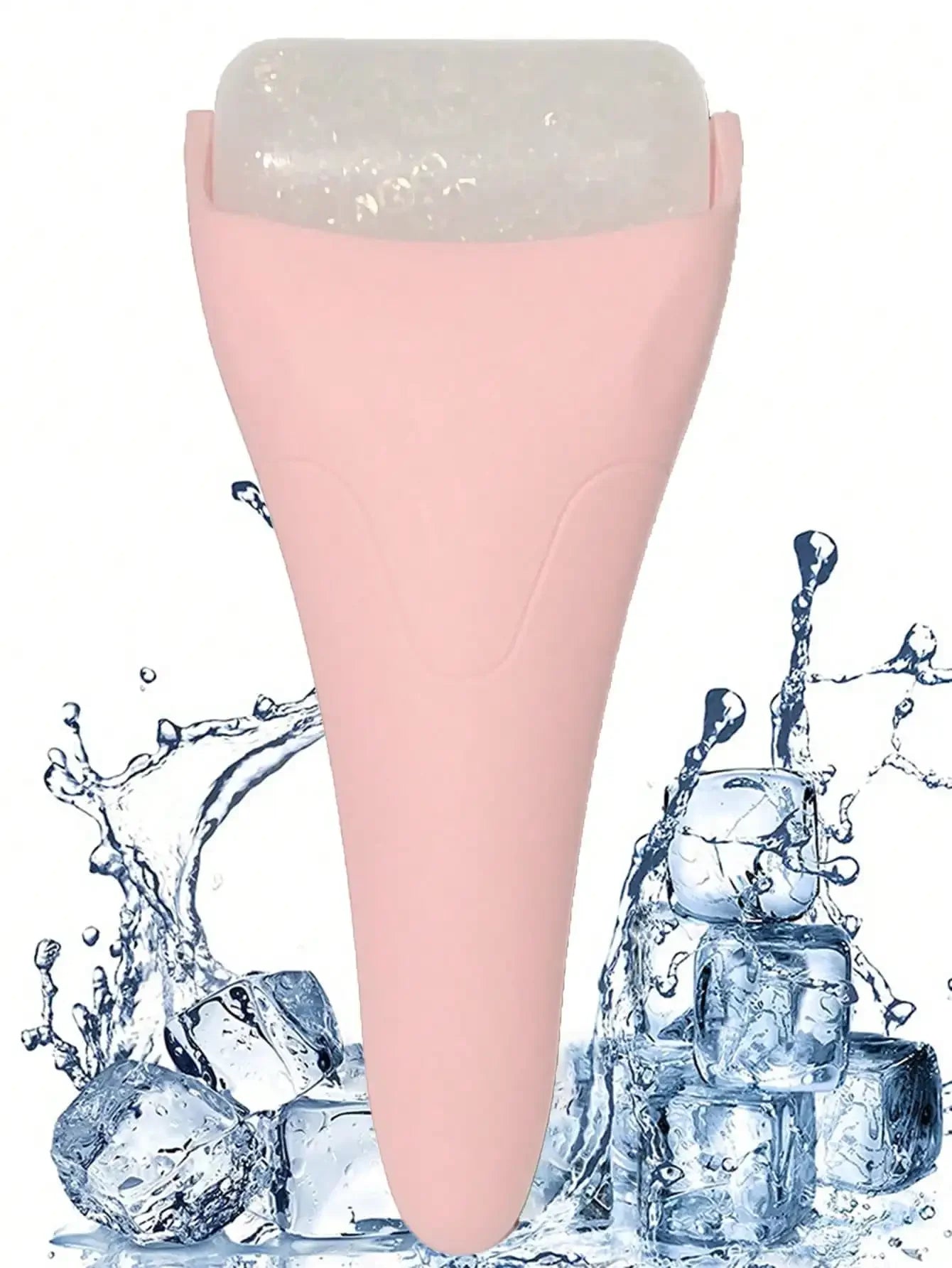 Large Facial Ice Roller & Massager, Cooling Beauty Tool for Face and Eyes, At-Home Spa, Daily Skincare Routine,Handheld Massager