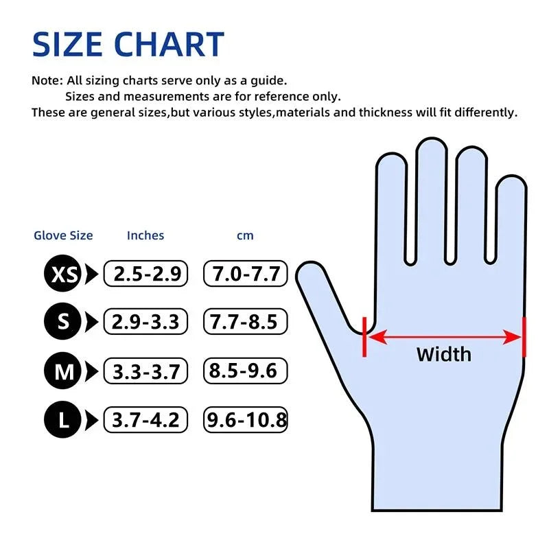 20/50/100PCS Black Nitrile Gloves Disposable Thickened Durable Household Cleaning Gloves for Kitchen Cooking Hair Dyeing Tattoo