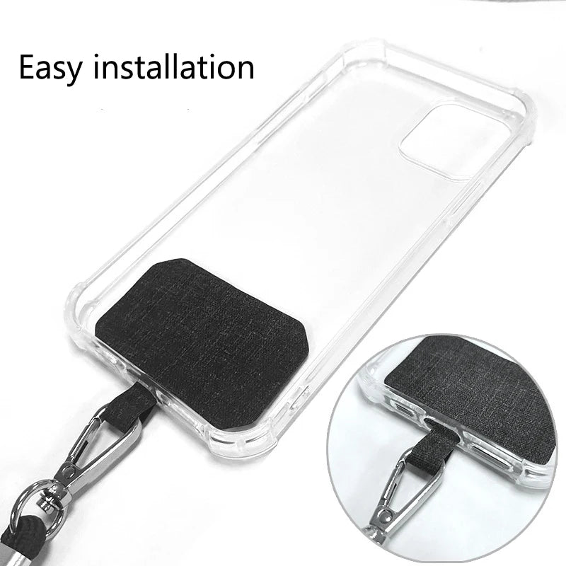 Multi Colored Phone Lanyard Adjustable Hanging Neck Rope Metal Buckle Card Phone Case Universal Without Hindering Phone Charging