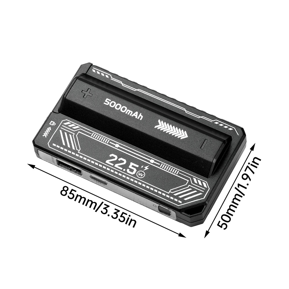 21700 Battery Holder Power Bank Case PD 20W Fast Charging Built-in Cable Detachable Power Bank DIY Battery Case