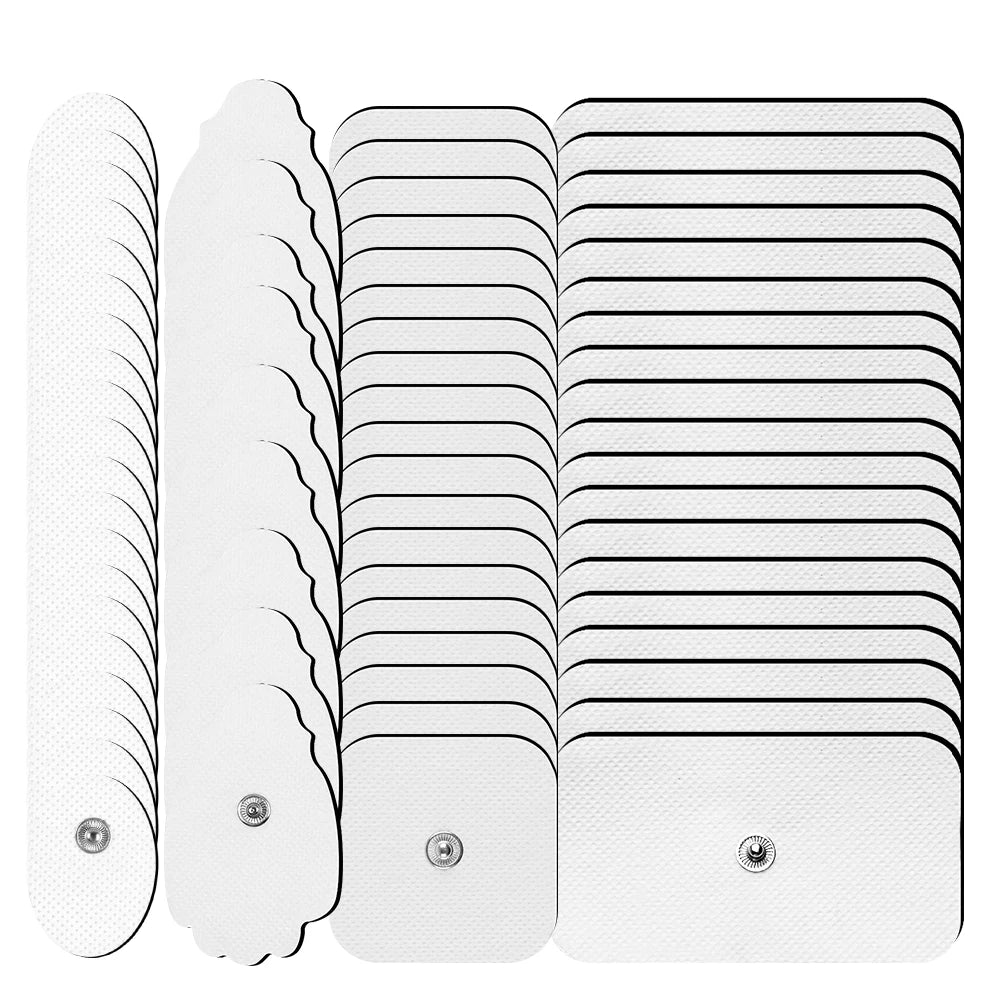 10/20pcs Electrode Pads EMS Muscle Stimulator TENS Pulse Massager Replacement Patch Self Adhesive Reusable Electrode Pads